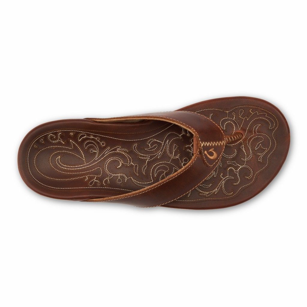 Olukai Men's Mekila Flip Flop - Natural US270-195